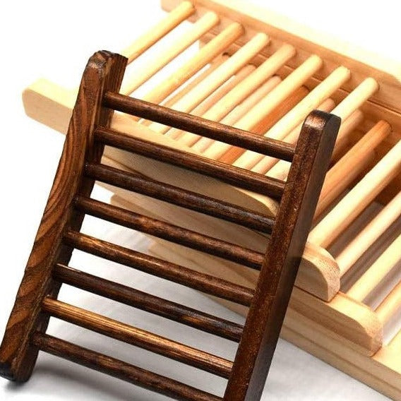 Jamaican natural bamboo soap tray. Elegant