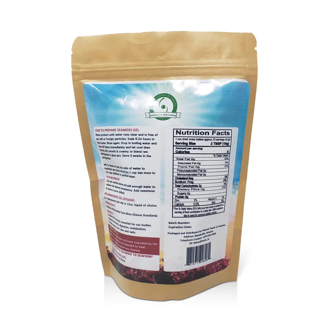jamaican gold dehydrated sea moss (thick) multi vitamin