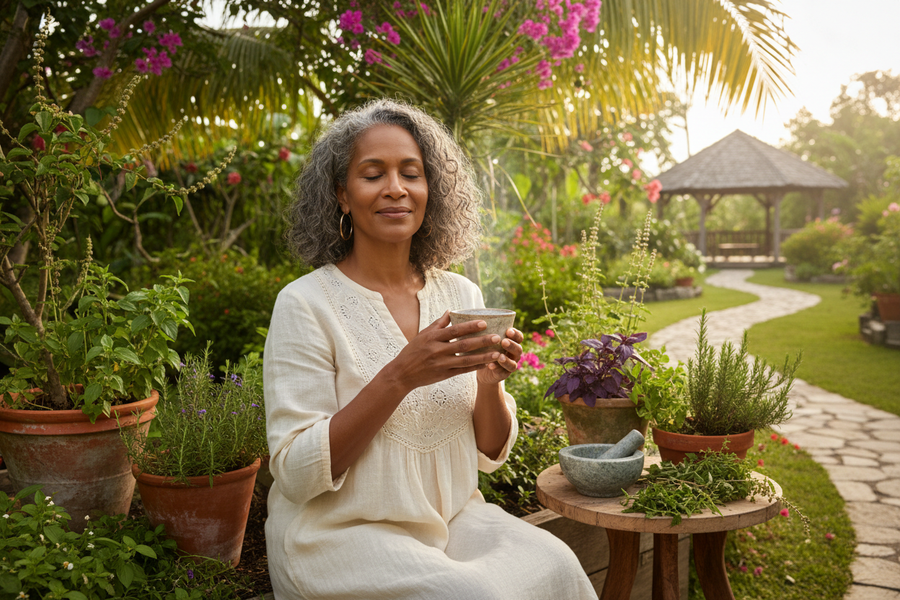 Blue Vervain Tea: Jamaican Bush Tea for Stress Relief & Natural Calm