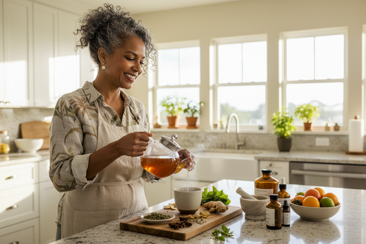 Natural Energy & Mood Support: Jamaican Herbal Tea & Caribbean Wellness Box