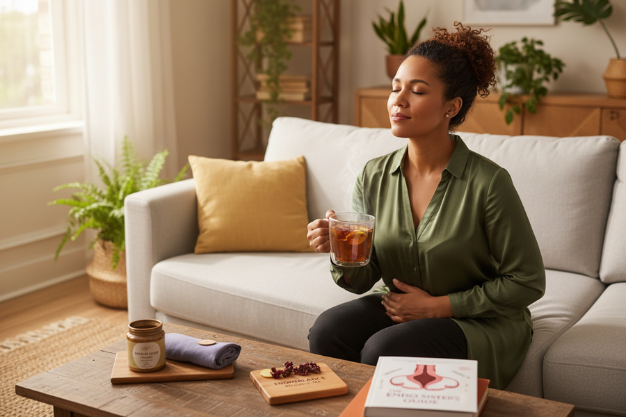 Endometriosis Support Tea: Natural Endometriosis Relief from Jamaica USA