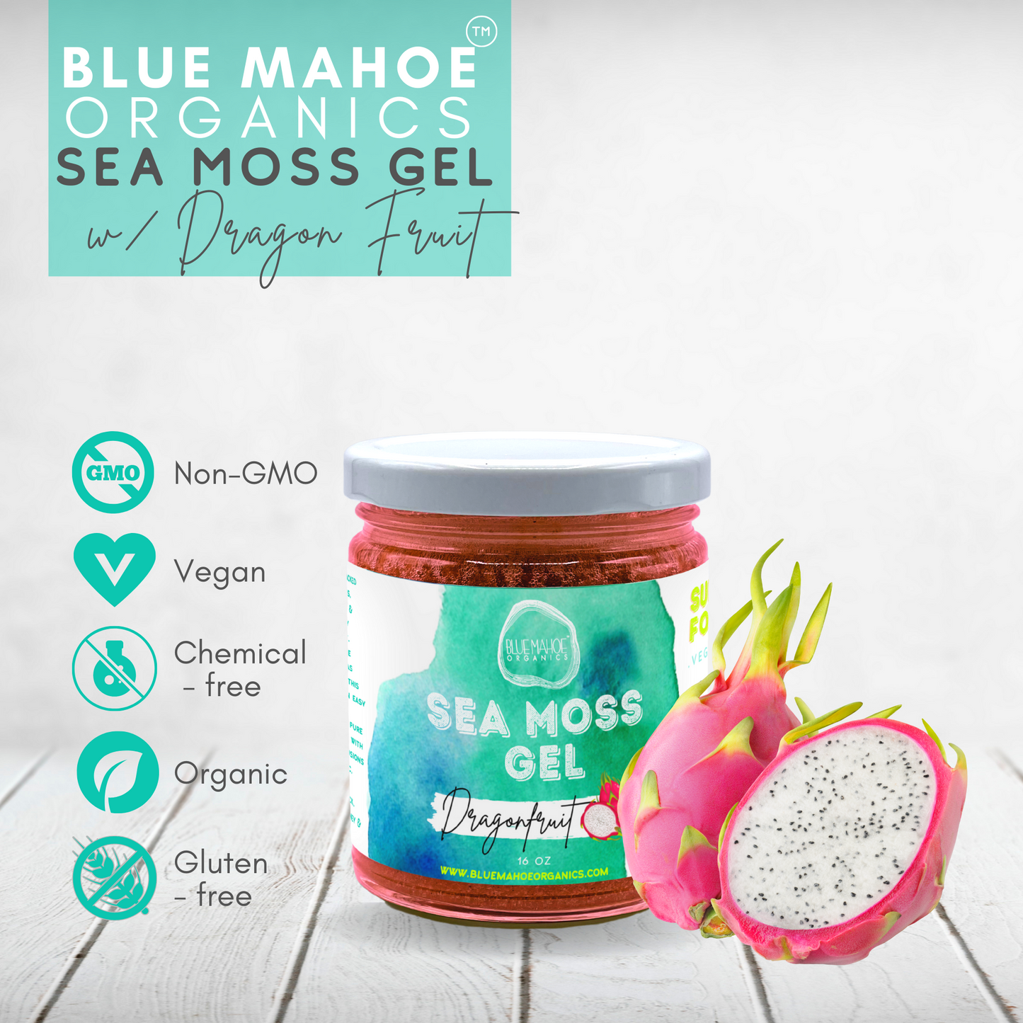 Dragon Fruit Sea Moss Gel