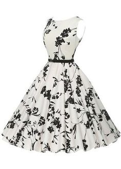 Midnight Garden Fit & Flare Dress