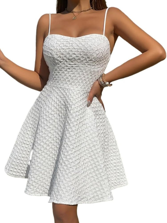 Hortense Quilted Skater Dress