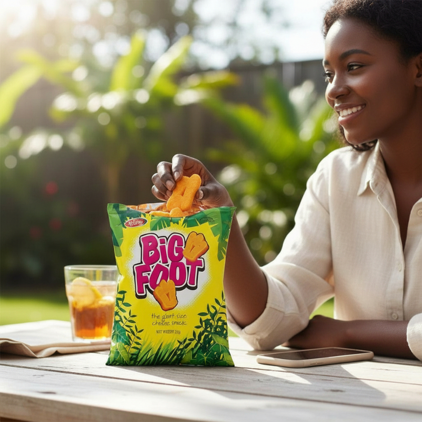 Jamaican big foot Snack delicious 