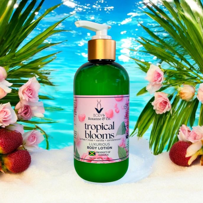 tropical blooms body lotion Body By Roxanne