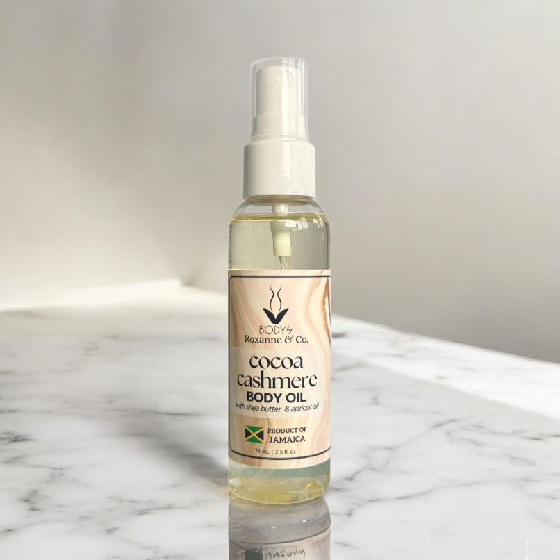 jamaican body by roxanne and co. body oil cashmere