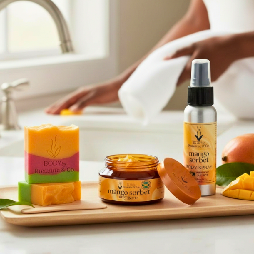 Natural Body Care Gift Set - Caribbean Spa Bundle