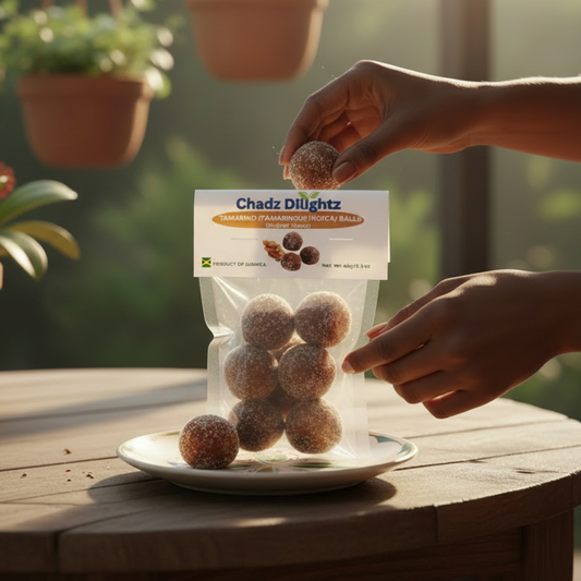 Jamaican sweet 'Chadz Dillightz' Tamarind Balls