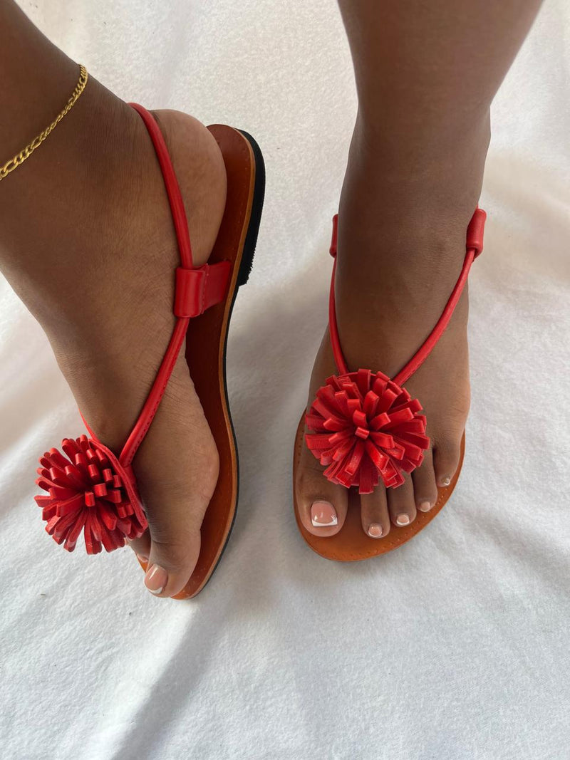 Bella Sandal with Bloom Embellishment