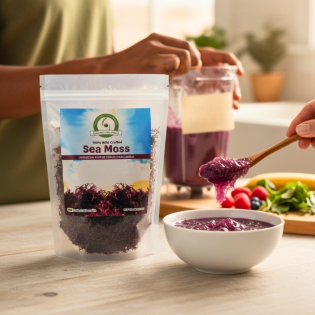Purple Dehydrated Sea moss (Thick) 2 oz