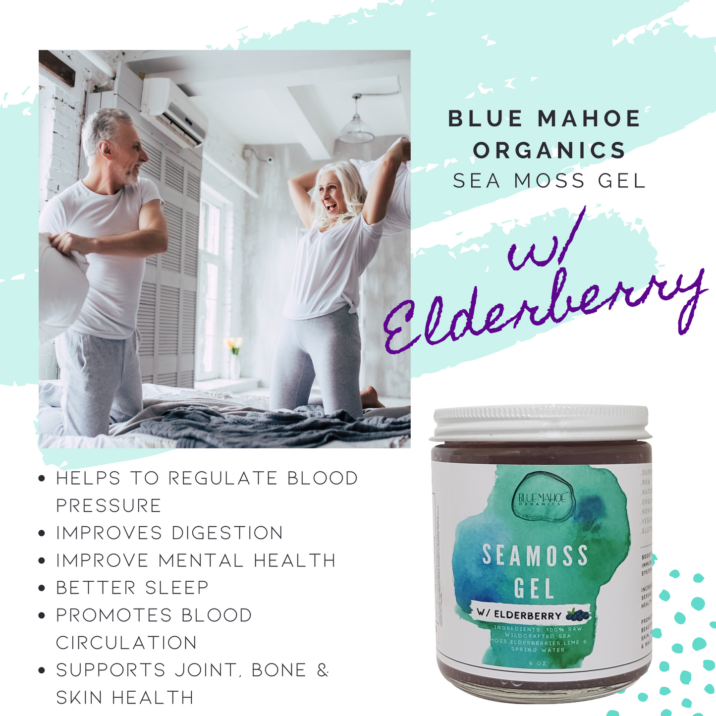 Elderberry & Bladderwrack Sea Moss Gel