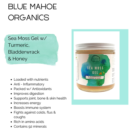 Turmeric, Bladderwrack & Honey Sea Moss Gel🍯