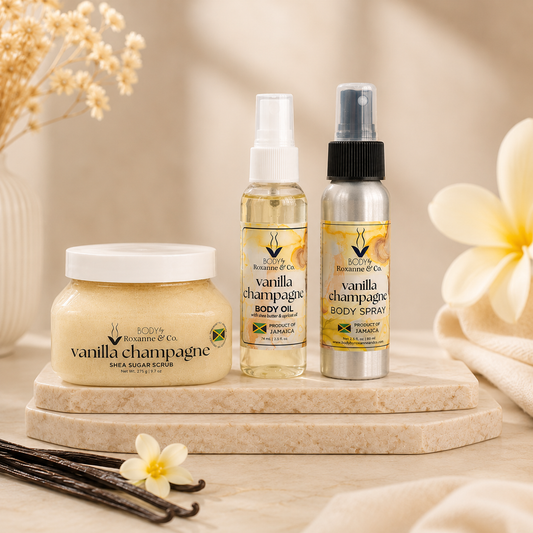 The Glow Up — Vanilla Champagne Date Night Bundle