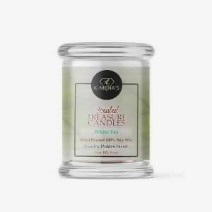 White Tea – 9oz Scented Treasure Candles