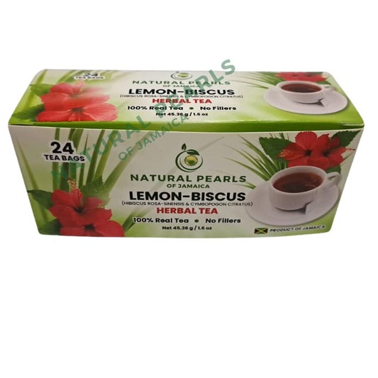 jamaican lemon-biscus teabags 