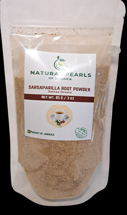 jamaican sarsaparilla root tea dried herbal leaves
