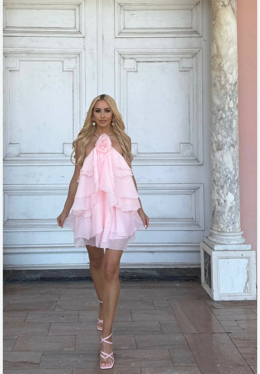 Daffy Ruffle Mini Dress