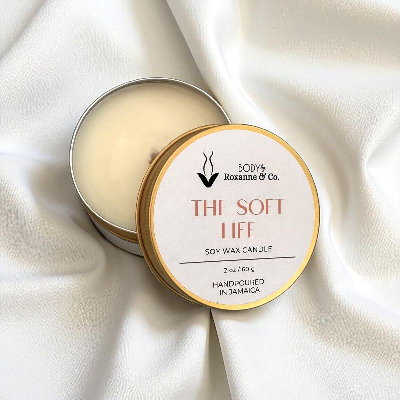 The Soft Life Wooden Wick Soy Candle