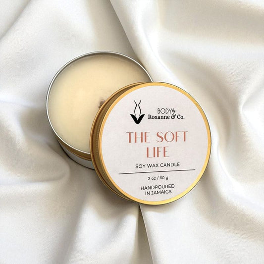 The Soft Life Wooden Wick Soy Candle