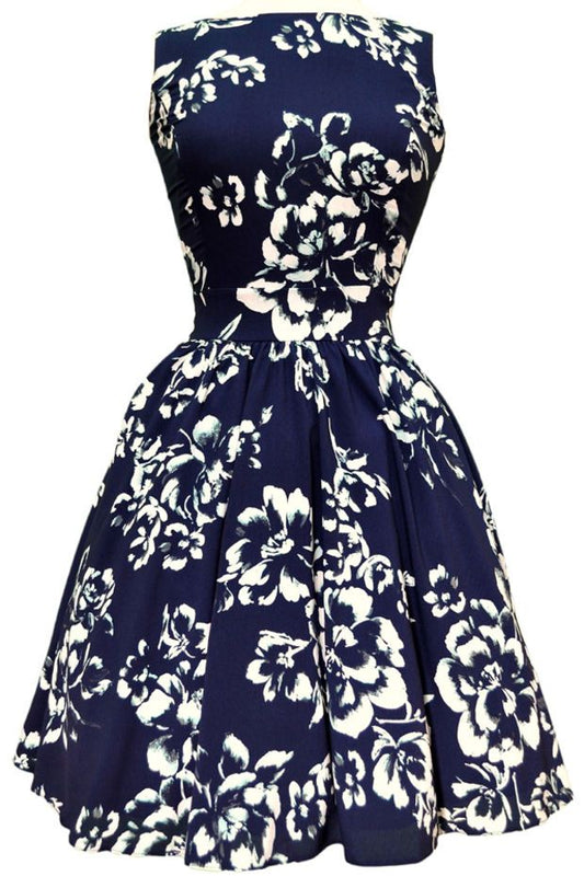 Midnight Garden Fit & Flare Dress