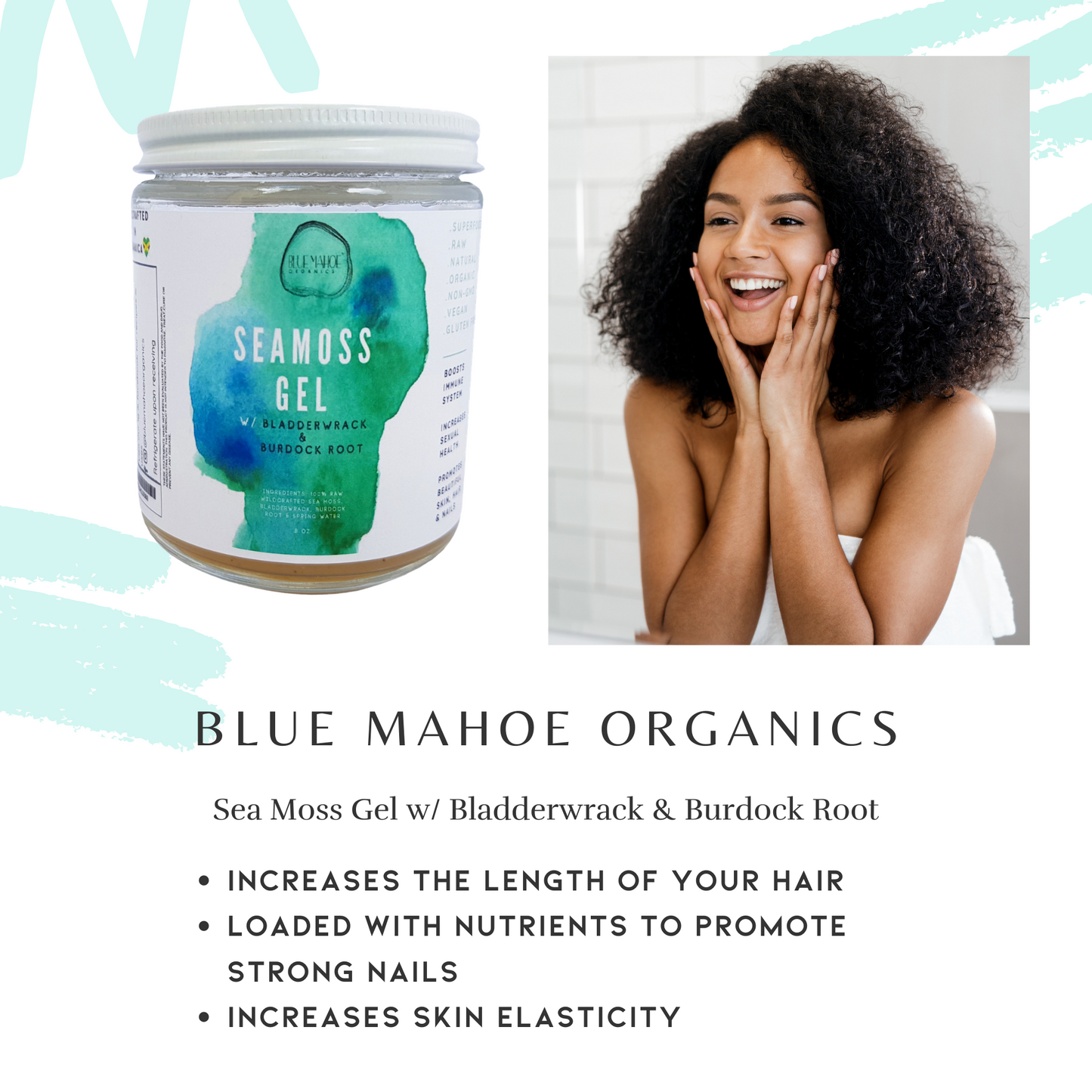 Bladderwrack & Burdock Root Sea Moss Gel