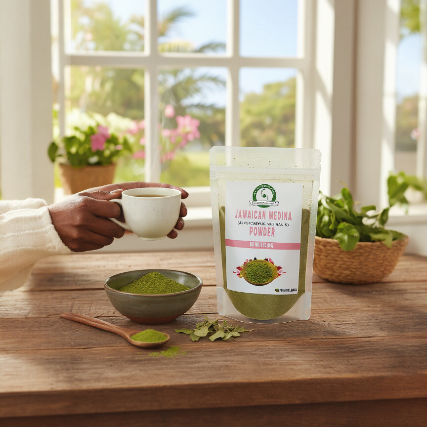 jamaican medina powder natural herbal tea