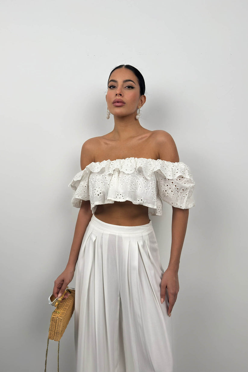 Pixie Eyelet Top