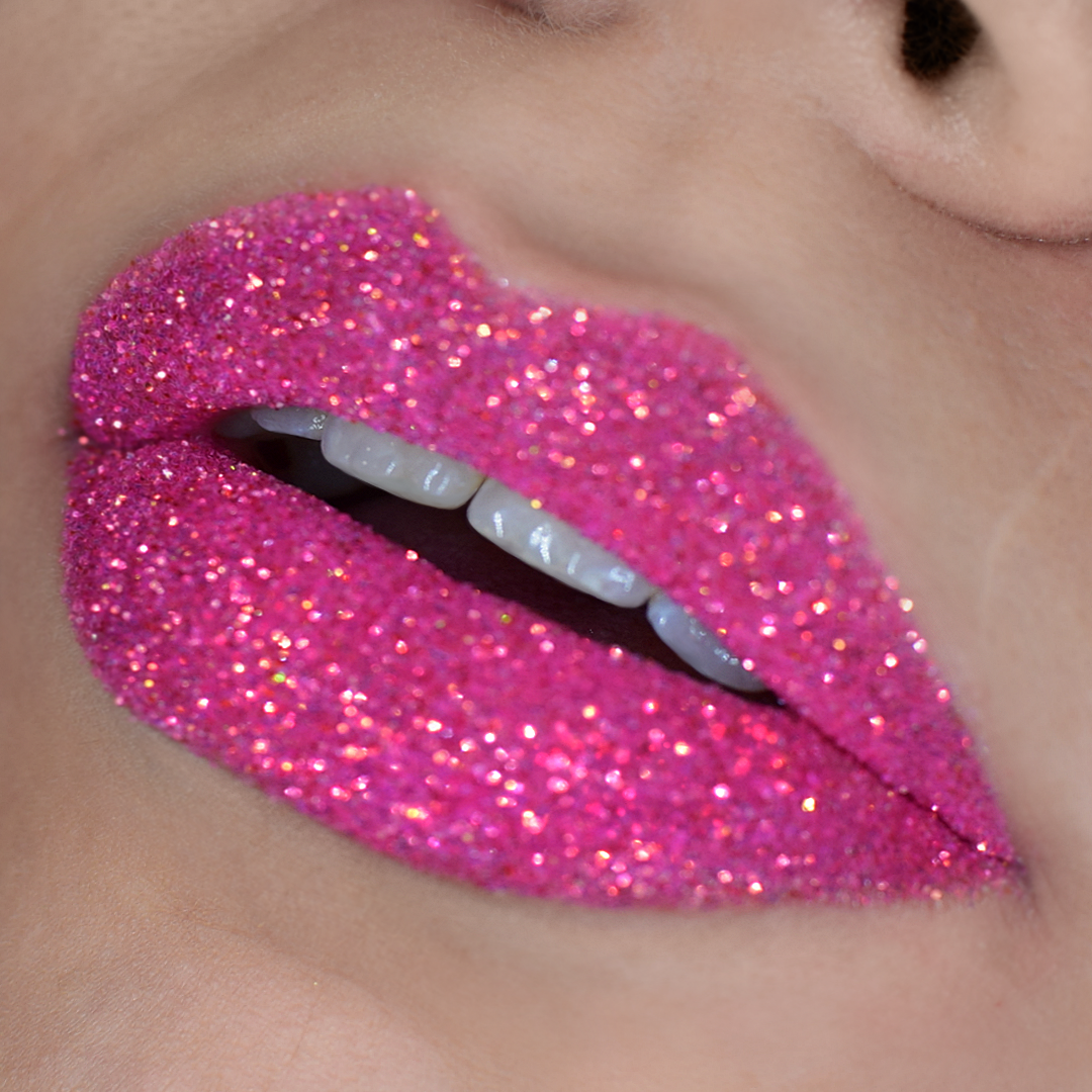 Deja Vu Glitter Lip Kit, Glitter lipstick, Glitter lips, Lip glitter, Stay Golden Cosmetics, Pink Glitter Lip Kit
