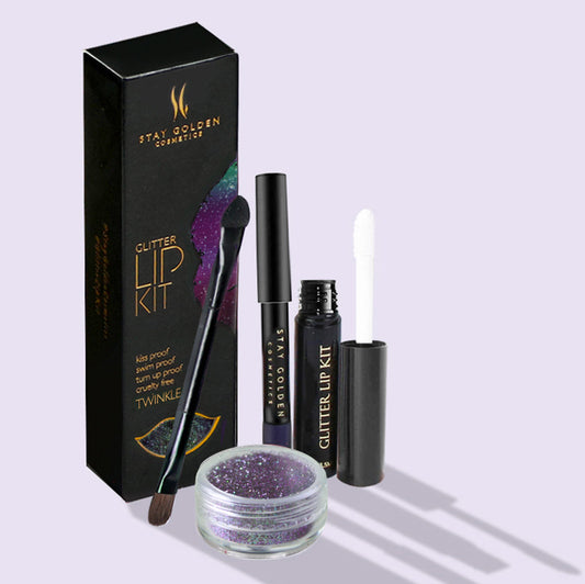 Twinkle Chrome Glitter Lip Kit