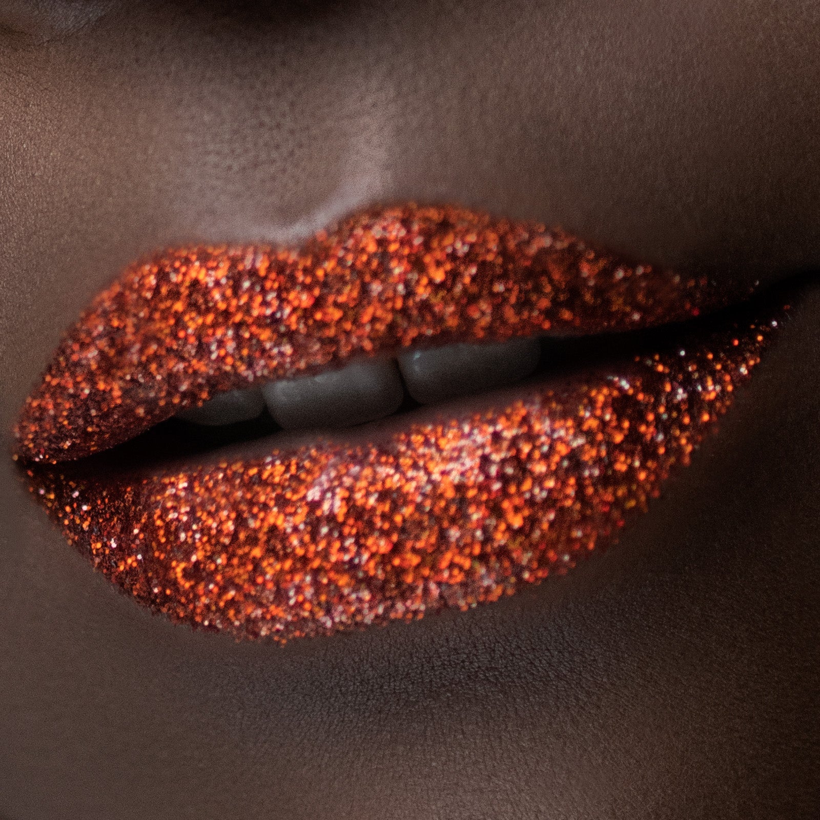 Peachy Glitter Lip Kit, Glitter lipstick, Glitter lips, Lip glitter, Stay Golden Cosmetics, Red glitter lipstick